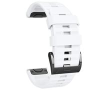 VMBVBHMDF 26mm 22mm QuickFit Strap Fit For Garmin Fenix 7X Pro 6 5 X 6Pro Plus 3HR Band For Approach S62 S60 Forerunner 935 945 745 Enduro 3(White,26mm)