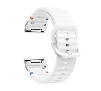 VMBVBHMDF 26mm 22mm Silicone Strap Fit For Garmin Fenix 8 E 7 7X 6X Pro 5XPlus Epix Pro Gen 2 47mm 51mm/Enduro 3 QuickFit Watchband Bracelet(White silver,26mm)