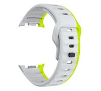 VMBVBHMDF Band fit for Samsung Galaxy 8 44mm 40mm 8 Classic Sport Silicone Wave Reverse Buckle Replacement Wristband for Galaxy 8 Strap(Gary Green)