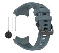 VMBVBHMDF Fit For Garmin Instanct3 45 50mm Dual Color Silicone Seamless Strap(Twilight Blue,45mm)