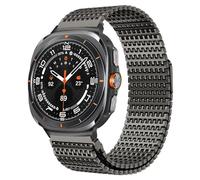 VMBVBHMDF Metal Band Fit For Samsung Galaxy Watch 7 Ultra 47mm Stainless Steel Loop Strap For Galaxy Watch 7 Ultra 47mm Ultra Bracelet Correa(Gray)