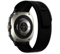 VMBVBHMDF No Gap Trail Loop Strap Fit For Samsung Galaxy Watch 7 Ultra 47mm Nylon Band Bracelet Wristband For Samsung Ultra 47mm Belt (Dark black)