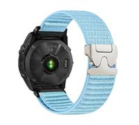 VMBVBHMDF QuickFit 20mm 22mm 26mm Field Nylon Band Fit For Garmin Fenix 8 47mm 51mm 7 7X 6 6X 5 5X Plus/Enduro 3/Epix Pro Gen 2 Strap Bracelet(Island Blue,22mm)