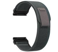 VMBVBHMDF QuickFit 20mm 22mm 26mm Nylon Trail Loop Strap Fit For Garmin Fenix 8/7X/6X/Tactix 8/51mm 47mm Sports Bracelet(Blue with black,22mm)