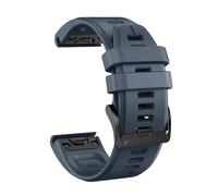 VMBVBHMDF QuickFit 22/26mm Silicone Watch Strap Fit For Garmin Fenix 8 Pro 8 7X/D2 Mach 2 1Pro/Instinct 3 2X/Tactix 8 7Replacement Watch Band(Blue,26mm)
