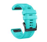 VMBVBHMDF QuickFit 22/26mm Silicone Watch Strap Fit For Garmin Fenix 8 Pro 8 7X/D2 Mach 2 1Pro/Instinct 3 2X/Tactix 8 7Replacement Watch Band(Duck blue,22mm)