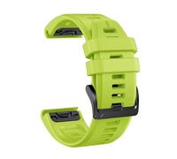 VMBVBHMDF QuickFit 22/26mm Silicone Watch Strap Fit For Garmin Fenix 8 Pro 8 7X/D2 Mach 2 1Pro/Instinct 3 2X/Tactix 8 7Replacement Watch Band(Green,22mm)