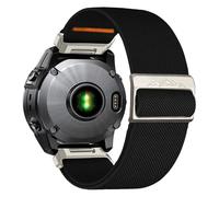 VMBVBHMDF Quickfit 22mm 26mm Nylon Strap Fit For Garmin Descent Mk3i 51mm Mk2 Bracelet Fit For Garmin Enduro 2 MARQ/Epix Gen 2 Sports Band Accessorie(Black,26mm)