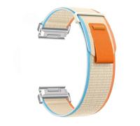 VMBVBHMDF QuickFit 22mm 26mm Nylon Strap Fit For Garmin Fenix 8 51mm 7 7X Pro 6 6X 5 5X Plus Watch Wristband(Milk White,26mm)