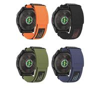 VMBVBHMDF QuickFit 22mm 26mm Nylon Watch Band Strap Fit For Garmin Fenix 8 E, Fenix 7 7X 6 6X Pro, Epix 2 Pro, Forerunner 955 945 965(Green,22mm)