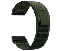 VMBVBHMDF QuickFit 26/22/20mm Wild Diameter Nylon Loop Strap Is Suitable Fit For Garmin Fenix 8 51/47/43mm 7S E Correa Replacement Strap,(Army green,22mm)
