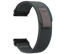 VMBVBHMDF QuickFit 26/22/20mm Wild Diameter Nylon Loop Strap Is Suitable Fit For Garmin Fenix 8 51/47/43mm 7S E Correa Replacement Strap,(Blue with black,22mm)