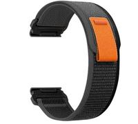 VMBVBHMDF QuickFit 26/22/20mm Wild Diameter Nylon Loop Strap Is Suitable Fit For Garmin Fenix 8 51/47/43mm 7S E Correa Replacement Strap,(Black ash,22mm)