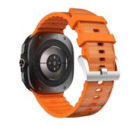 VMBVBHMDF Silicone Nylon Strap For Galaxy Watch Ultra Peakform Band Wristband Fit For Samsung Watch Ultra 47mm Sports Watchband Bracelet(Orange)