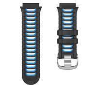 VMBVBHMDF Silicone Watch Band Fit For Garmin Forerunner 920XT Colorful Replacement Wristband Training Sport Watch Bracelet(Black Blue)