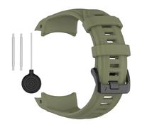 VMBVBHMDF Silicone Watch Strap Fit For Garmin Instinct 3 45mm 50mm Amoled Solar Watch Bracelet Watch Band For Instinct 3 WristBand(Military Green,45mm)