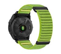 VMBVBHMDF Suitable fit for Garmin Fenix 7X 8X 8 7 Pro Fenix 6X 6 5X Forerunner 965 955 20 22 26mm two section high mountain nylon sports quick pack strap(Green,20mm)