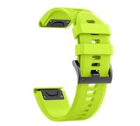 VMBVBHMDF Suitable Fit For Garmin Fenix E8 47 51mm 7 7X 6 6X 5 5X+3 HR Strap 22mm 26mm Quick Release Monochrome Sports Silicone Strap(Lime,26mm)