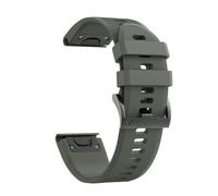 VMBVBHMDF Suitable Fit For Garmin Fenix E8 47 51mm 7 7X 6 6X 5 5X+3 HR Strap 22mm 26mm Quick Release Monochrome Sports Silicone Strap(Army Green,26mm)