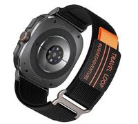 VMBVBHMDF Trail Loop Fit For Samsung Galaxy Watch 7 Ultra Strap 47mm Accessories Sport Nylon Bracelet Fit For Samsung Galaxy Watch Ultra Band 47mm(Black TR,L)