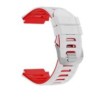 VMBVBHMDF Watch Replacement Band Accessories Silicone Strap Adjustable Sports fit for Garmin Forerunner 920XT(White red)