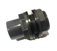 VMC 63 mm PVC-U Tank Passage 75 x 63 x 2 1/2 inch with 2 Adhesive Sleeves 63 mm Inner Diameter and 75 mm Outer Diameter with 2 Seals and Locking nut