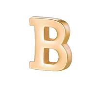 vmcoatdu A-Z Initial Pins 26 Letters Pins 18K Gold Plated and Silver Tone Metal Brooch Breastpin Badge, One Size, Metal, alloy