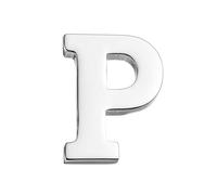 vmcoatdu A-Z Initial Pins 26 Letters Pins 18K Gold Plated and Silver Tone Metal Brooch Breastpin Badge, One Size, Metal, alloy