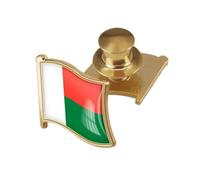 vmcoatdu Country Flag Backs Locking Pin Keepers Locking Clasp Pin Badge International Travel Brooch Metal Alloy Souvenir Pin 0.75x0.7 Inch Small Pin, 0.75x0.7inch, Metal, epoxy resin