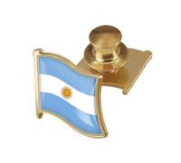 vmcoatdu Country Flag Backs Locking Pin Keepers Locking Clasp Pin Badge International Travel Brooch Metal Alloy Souvenir Pin 0.75x0.7 Inch Small Pin, 0.75x0.7inch, Metal, epoxy resin