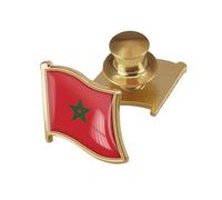 vmcoatdu Country Flag Backs Locking Pin Keepers Locking Clasp Pin Badge International Travel Brooch Metal Alloy Souvenir Pin 0.75x0.7 Inch Small Pin, 0.75x0.7inch, Metal, epoxy resin