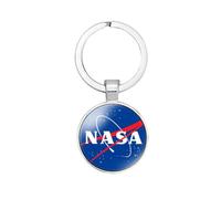 vmcoatdu NASA Astronaut Space Shuttle Logo Restore Ancient Key Chain Keyring Gift Men Women Keychain Alloy and Inlaid Glass, Color B, One size