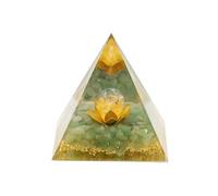 VMDEKK Moonstone Crystals Tower Healing Crystal Gifts Nature Chakra Crushed Stone Lotus Flower of Life Crystals and Gemstones Orgonite Pyramid Chakra Spiritual Gifts for Women (Green Aventurine)