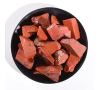 VMDEKK Red Jasper Raw Crystals, 0.6-0.79" Natural Healing Crystal Chips for Women,Coloured Stones for Gardens,Tumbling, Cabbing, Fountain Rocks,Reiki Gift for Beginners Collectors,Lover 200g