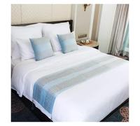 VMDVBNA Bed Runners Home Hotel Shiny Bedroom Bed Tail Towel Bedspread Protector Bedding Decor Wedding Decoration(Color 04,45x180cm)
