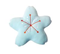 VMDVBNA chair cushions Cute Pink Cherry Petal Pillow Sakura Shape Sofa Chair Seat Cushion Car Office Bedroom Throw Plush Girls(Blue,55x55x15cm)