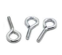VMDVBNA Eye Bolts Screw in Zinc Plated Steel Eye Screws Closed Hook with Ring Screw Lifting Bolt(8mm,M5 5pcs)