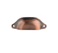 VMDVBNA Shell Cup Handles 2pcs Cabinet Knobs Vintage Handles Drawer Pulls Furniture Dresser Shell Pull Handle for Hardware(Transparent)