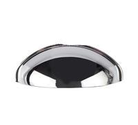 VMDVBNA Shell Cup Handles 64mmHole Pitch Semicircle Shell Kitchen Cabinet Drawer Knob Wardrobe Door Handle Pull Furniture Hardware(Chrome Shell)