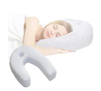 VMDVBNA travel pillow Pillow Plus Side Sleeper Waist Support Pillows Hold Neck Spine Protection Sleep Buddy(White1)
