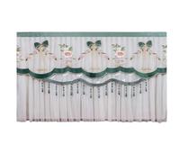 VMDVBNA Tv cover 1pcs Turn on Without Removing The TV Cover Wall Mounted Cloth Modern Minimalist Home for Screen(Style02,145 x Height 90cm)