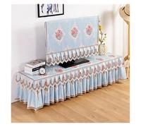 VMDVBNA Tv cover 1pcs TV Cover Fabric Rectangular Cabinet Fashionable Hanging Household Curved Cloth for Screen(Color 03,85xH55cm TV)