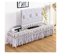 VMDVBNA Tv cover 1pcs TV Cover Fabric Rectangular Cabinet Fashionable Hanging Household Curved Cloth for Screen(Color 04,40x200x40cm Desk)