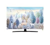 VMDVBNA Tv cover TV Cover Proof Screen Protector Monitor Towel 55 Inch Hanging Multi-size Universal Decoration for Screen(Color-4,65inch(151x92cm))