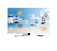 VMDVBNA Tv cover TV Cover Proof Screen Protector Monitor Towel 55 Inch Hanging Multi-size Universal Decoration for Screen(Color-6,65inch(151x92cm))