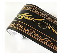 VMDVBNA Wallpaper Border PVC Self-Adhesive Waterproof 3D Wall Sticker Kitchen Bathroom Kicking Line Waistline Wallpaper Borders Removable Stickers Decor for Home(WB08 09)