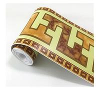 VMDVBNA Wallpaper Border PVC Self-Adhesive Waterproof 3D Wall Sticker Kitchen Bathroom Kicking Line Waistline Wallpaper Borders Removable Stickers Decor for Home(WB08 23)