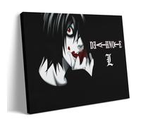 VMEOLLXUU Anime Death Note Black and White Fan Art Wall Art Picture Print Modern Family Room Decor 24 x 36 inches (60 x 90 cm)