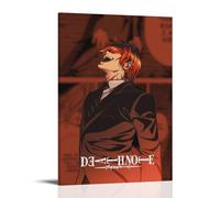 VMEOLLXUU Comics Death Note Character Poster Decorative Painting Canvas Wall Art Living Room Poster Bedroom Painting 08 x 12 Inch (20 x 30 cm)