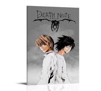 VMEOLLXUU Death Note Anime Black White Art Poster Decorative Painting Canvas Wall Art Living Room Poster Bedroom Painting 12 x 18 Inch (30 x 45 cm)